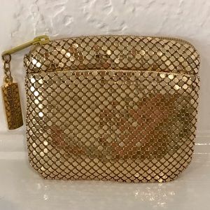 Whiting and Davis Gold Mesh Coin Purse -unused